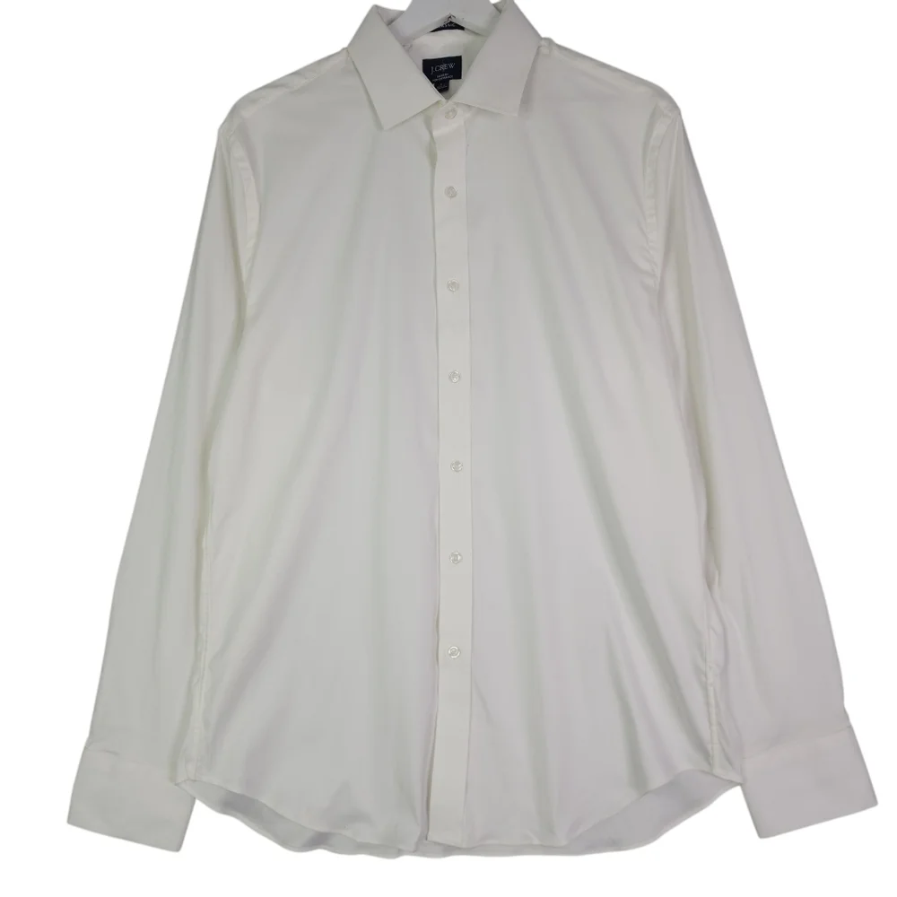 J. Crew Bowery Performance Stretch Dress Shirt With Spread Collar